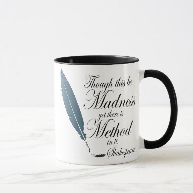Taza divertida de la cita de Shakespeare (Derecha)