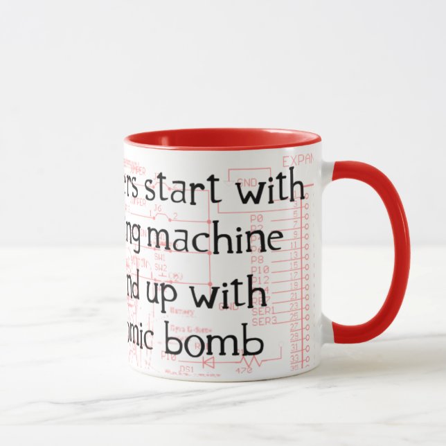 Taza divertida de la cita del ingeniero (Derecha)