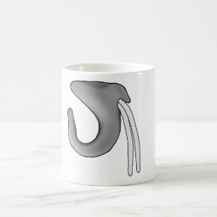 Taza divertida de la nariz del elefante