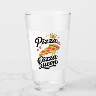 Taza divertida de la reina de la pizza para mujere