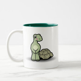 Taza divertida de la tortuga de SHELL-menos del