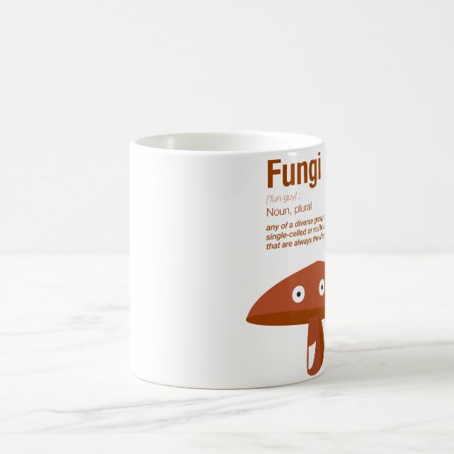 Taza divertida de los hongos (Centro)
