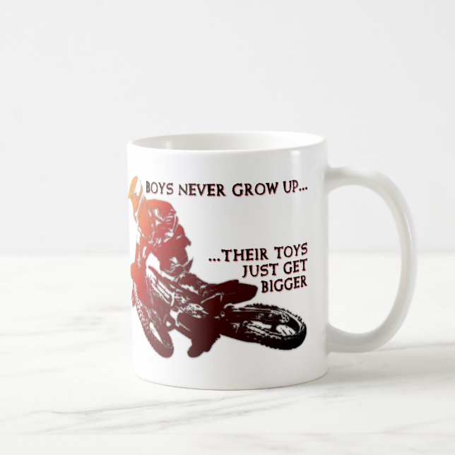 Taza divertida de los juguetes de la suciedad de (Derecha)