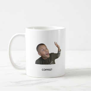 Taza divertida de meme de café – “¿Café? ¡Enseguid