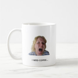 Taza divertida de meme de café Humor de baño