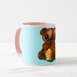Taza divertida de osito bebé lindo