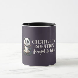 Taza divertida de panda introvertido – Creativo en