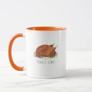 Taza divertida de pavo de Acción de Gracias