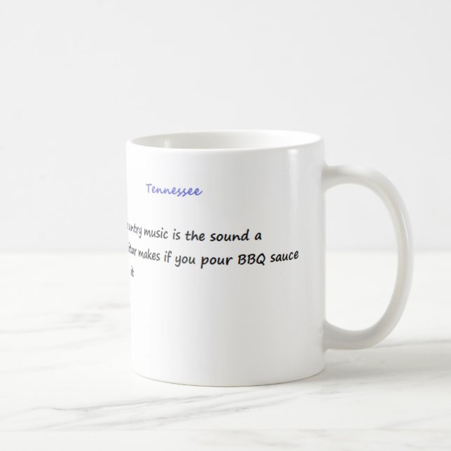 Taza divertida de Tennessee (Derecha)
