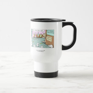 Taza Divertida de Viaje de Ginecólogos de Conejo