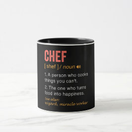 Taza Divertida definición del chef
