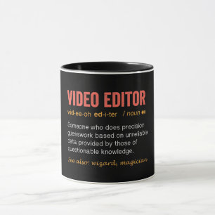 Taza Divertida definición del editor de vídeo