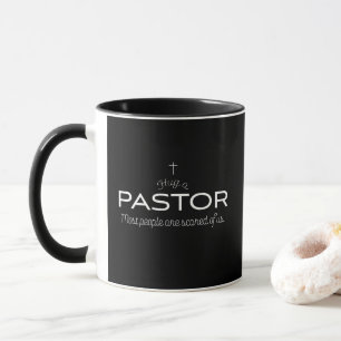 Taza divertida del aprecio del pastor