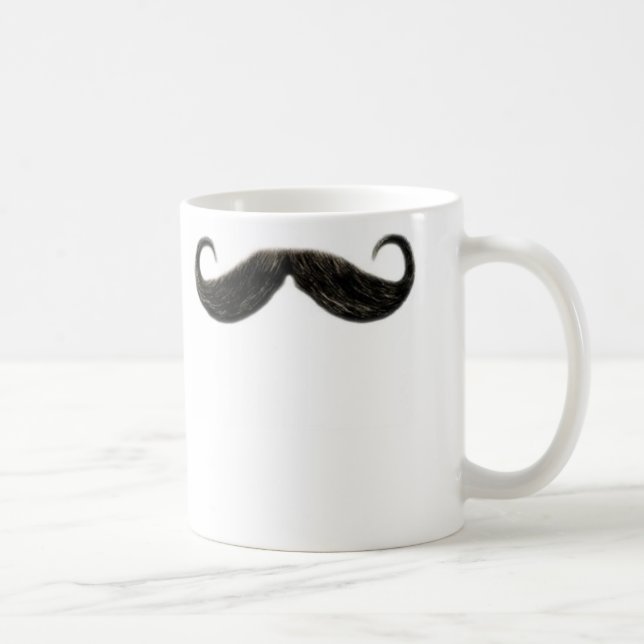 taza divertida del bigote (Derecha)