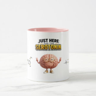 Taza Divertida del Cerebro de Serotonina