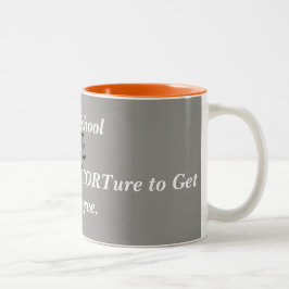 Taza divertida del colegio de abogados