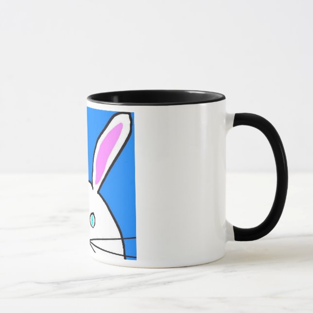 Taza divertida del conejito (Derecha)