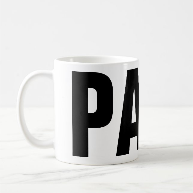 Taza divertida del día de padre para la taza de la (Izquierda)