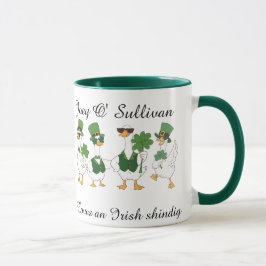 Taza divertida del día de San Patricio irlandés pe