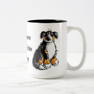Taza divertida del dibujo animado del perro de