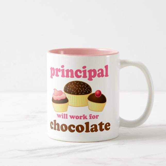 Taza divertida del director de escuela (Derecha)