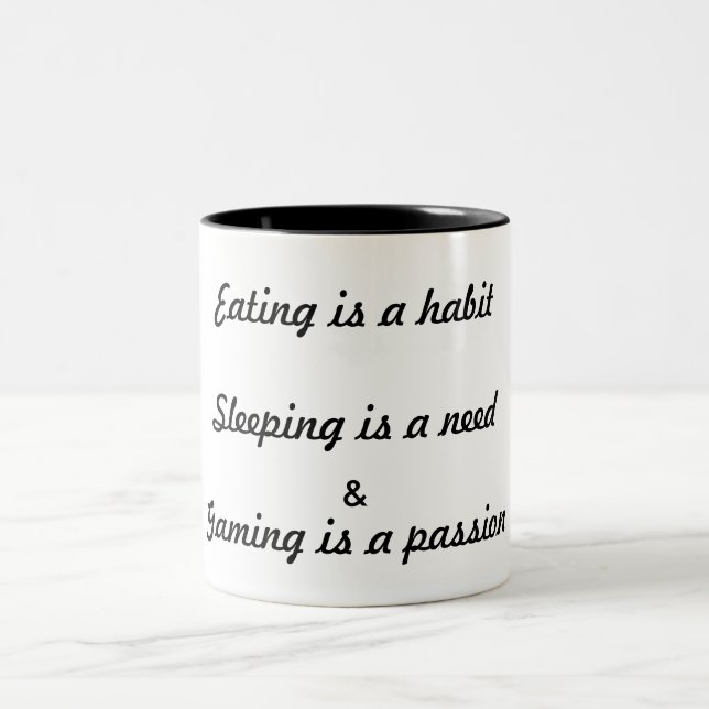 Taza divertida del Dos-Tono de 11 onzas (Centro)