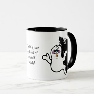 Taza divertida del fantasma de Halloween de mí mis