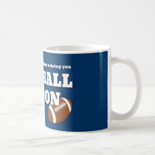 Taza divertida del fútbol