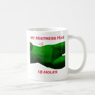 Taza divertida del golf