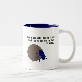 Taza divertida del insecto - escarabajos de