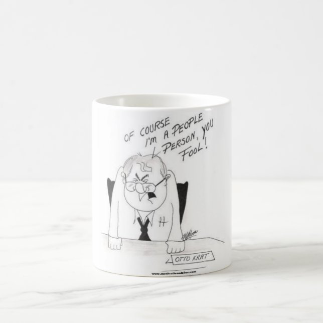 Taza divertida del lugar de trabajo (Centro)