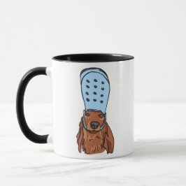 Taza divertida del meme del perro Chihuahua con Cr