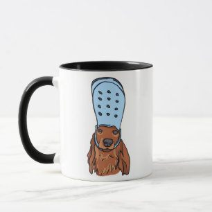 Taza divertida del meme del perro Chihuahua con Cr