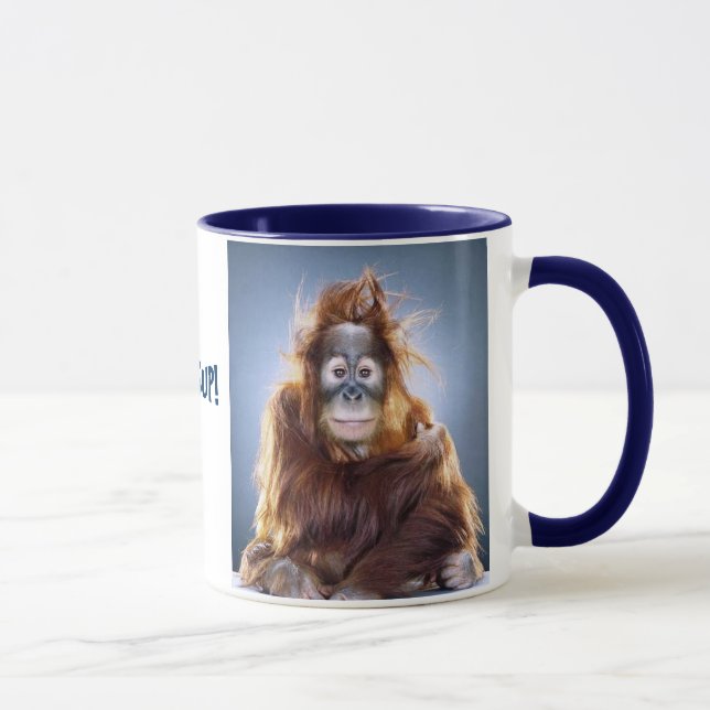 Taza divertida del mono (Derecha)