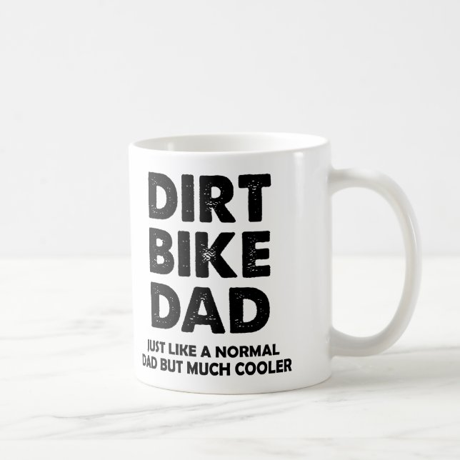 Taza divertida del motocrós del papá de la bici de (Derecha)