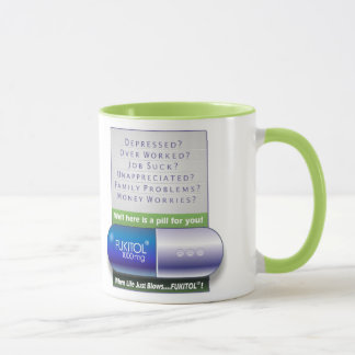 Taza divertida del Prozac de Fukitol