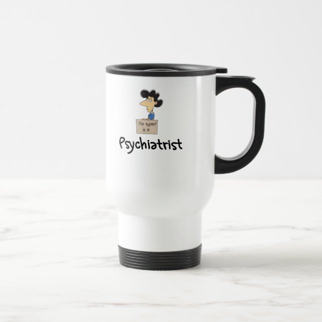 Taza divertida del psiquiatra (Derecha)