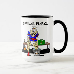 TAZA DIVERTIDA DEL RUGBI