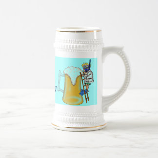 Taza divertida del salto de la cerveza