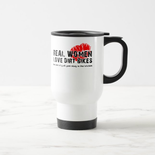 Taza divertida del viaje del motocrós de la bici (Derecha)