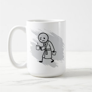 Taza divertida dolor de espalda con café y lidocaí