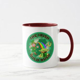 Taza Divertida Fiebre del Oro Irlandesa