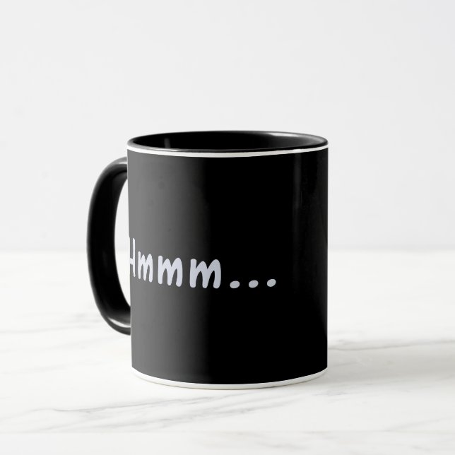 Taza divertida Hmmm (Anverso izquierdo)