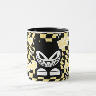 Taza divertida inspirada en Labubou amarillo | Lin