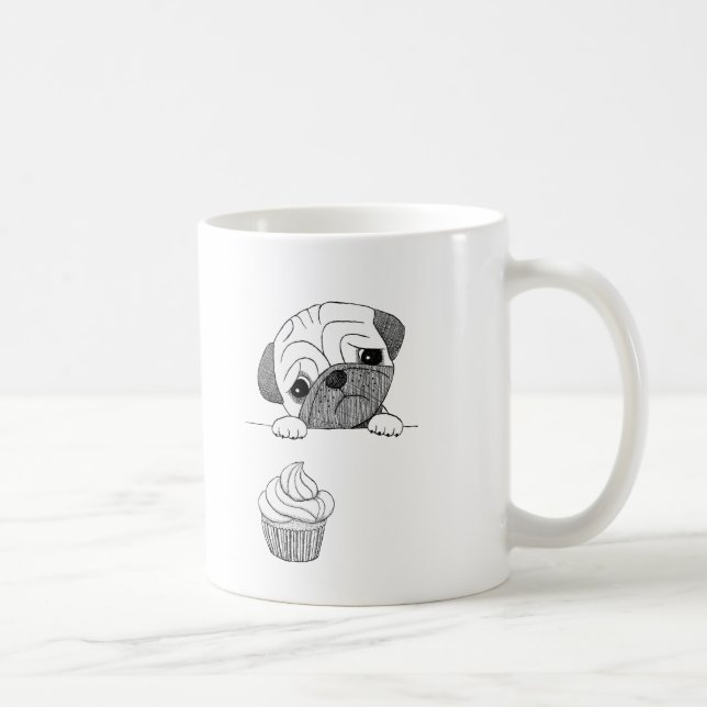 Taza divertida linda del amante del perro del (Derecha)