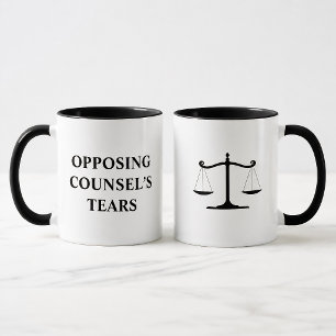 Taza divertida para abogados Regalo de oficina de 