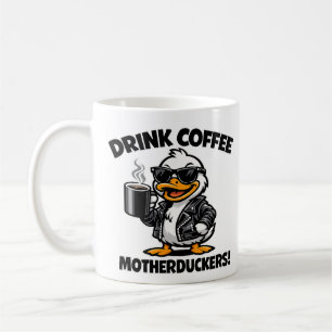 Taza divertida para bebedores de café Motherducker
