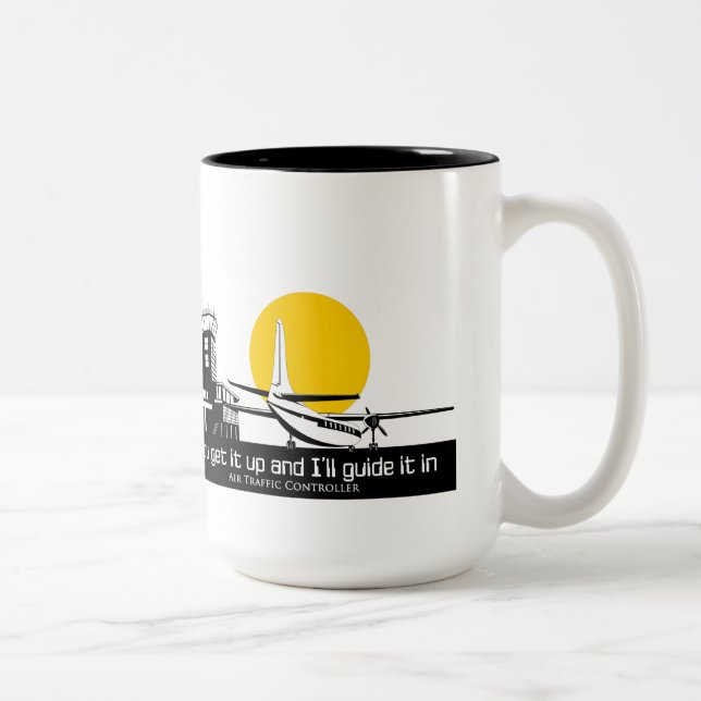 Taza divertida para el controlador aéreo (Derecha)