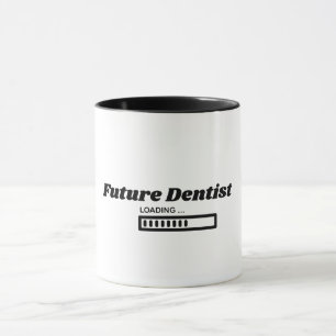Taza divertida para estudiantes de odontología con