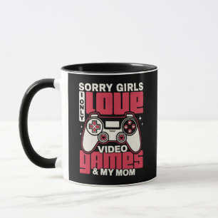 Taza Divertida para Jugador Apasionado Amo los Vid